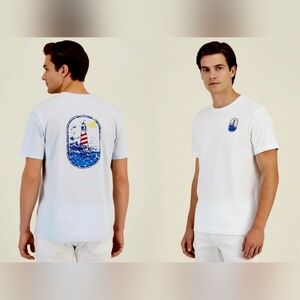 Club Room Mens Lighthouse Classic-Fit Graphic T-Shirt